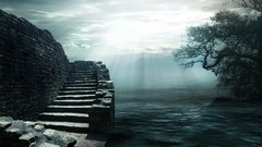 Water Trees wall stairways