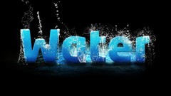 Water Typography