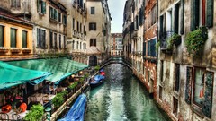 Water vintage buildings