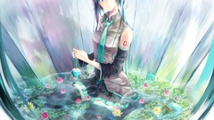 Water vocaloid Flowers hatsune
