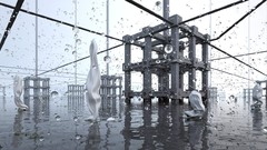 Water water drops cgi