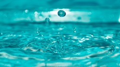 Water water drops splashes