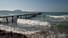 Water waves Bridges Beaches