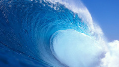 Water waves surfing splashes