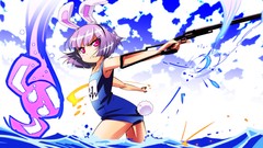 Water weapons anime girls konpaku youmu touhou reisen udongein 