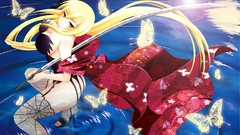 Water weapons Anime Vampires stockings blondes long hair anime 