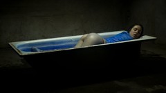 Water woman ass lips wet faces brunettes models blue dress 