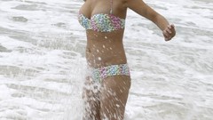 Water woman ass wet Lindsay Lohan Beaches Actress blondes 