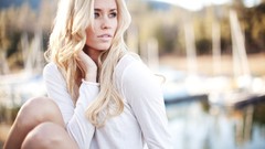 Water woman Boats blondes