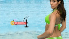 Water woman brunettes 2008 swimming pools miss universe