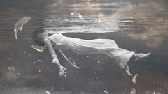 Water woman dress underwater