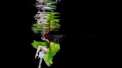 Water woman dress wet