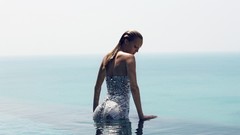 Water woman dress wet models afternoon Theres Alexandersson