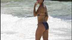 Water woman French bikini Alizée