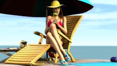 Water woman game hats Beaches video tomb raider lara croft 