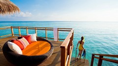 Water woman pillows snorkeling