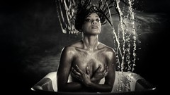 Water woman splashes rihanna