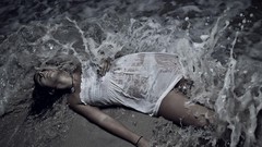 Water woman wet Beaches legs brunettes