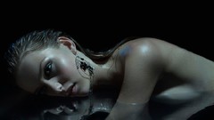 Water woman wet earrings models nude