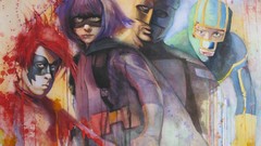 Watercolor Kick-Ass big daddy kick-ass 2