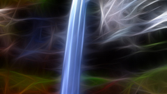 Waterfall abstract vectorized