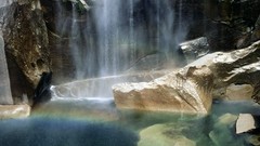 Waterfall ) With rainbow