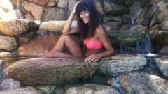 Waterfalls Celebrity bikini top