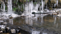Waterfalls ice nature
