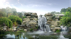 Waterfalls japan digital