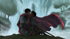 Waterfalls soldiers berserk kissing