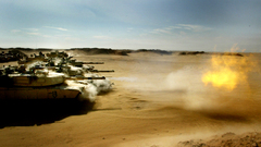 Wave attack tanks panzertruppe