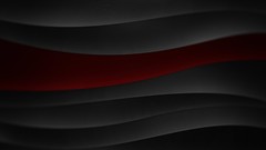 Wave black red abstract