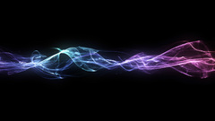 Wave energy abstract power lighting