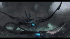 Waves ships fantasy art