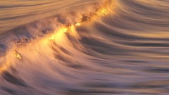 Waves sunlight waterscapes