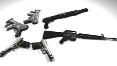Weapons ammunition pistols