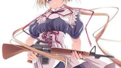 Weapons Anime anime girls maid costumes