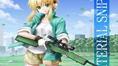 Weapons Anime anime girls Rifles
