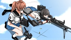 Weapons Anime brown seifuku black hair