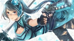 Weapons Anime Characters anime girls