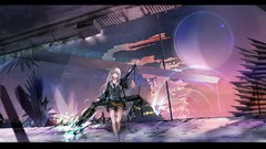 Weapons Anime drawings anime girls futuristic