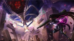 Weapons Anime Fighting anime girls mahou shoujo madoka magica 