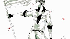 Weapons Anime Flags grayscale