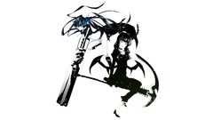 Weapons anime girls brunettes