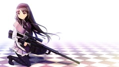 Weapons anime girls mahou shoujo madoka magica akemi homura 