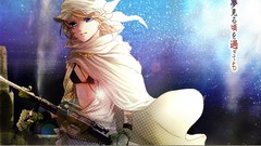 Weapons Anime gloves blue eyes vocaloid kagamine rin upscaled