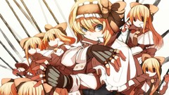 Weapons Anime parody gloves anime girls short hair touhou 