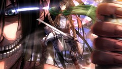 Weapons Anime rouge anime girls boots mikasa ackerman shingeki 