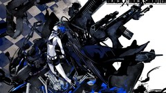 Weapons Anime Shorts black rock shooter black hair scenic