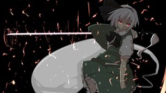 Weapons Anime Swords konpaku youmu touhou video games upscaled
